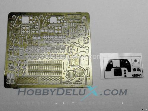 Набор для деталировки сборной модели BF-109 F2/F4