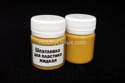 Шпаклевка для полистирола жидкая, 40 мл, цвет оранжевый