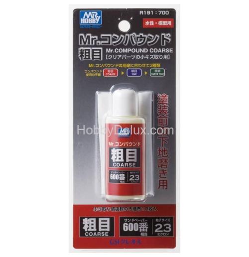 R191 Mr.Hobby Абразивная паста Mr.Compound COARSE 600, 25мл.