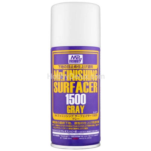 Грунтовка в баллончиках B-527 Mr.Finishing Surfacer 1500 Gray