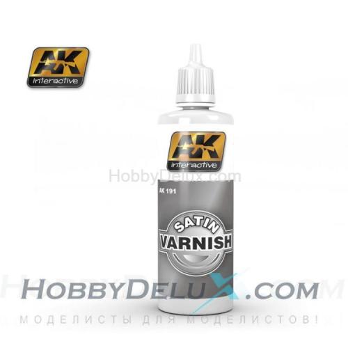 SATIN VARNISH 60 ml. - Полуматовый лак 60 мл.