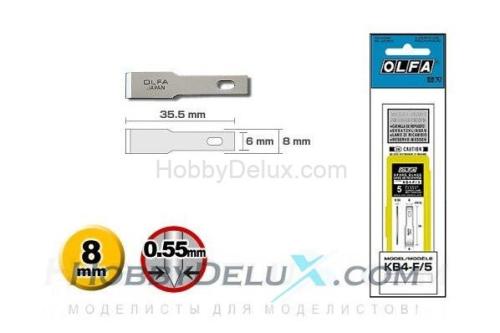 Лезвия для ножей Olfa AK-1 и AK-4 - OLFA KB4-F/5