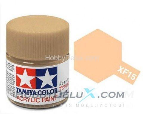 Краска акриловая Tamiya - XF-15 Flat Flesh (Телесная)