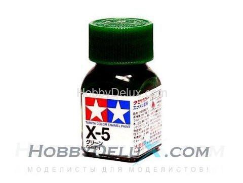 Краска эмалевая Tamiya - X-5 Green