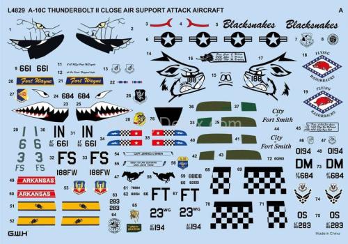 Американский штурмовик A-10C Thunderbolt II