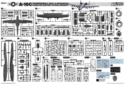 Американский штурмовик A-10C Thunderbolt II