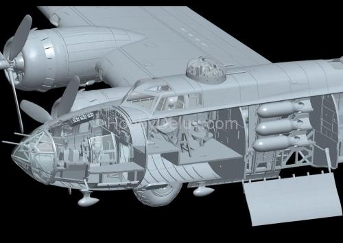 Сборная модель B-17F Flying Fortress