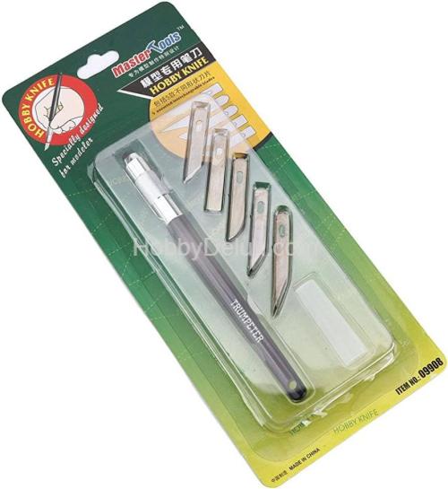 Master Tools 09908 Нож модельный (Hobby Design Knife)
