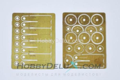 Инструмент для накатки двойной клепки. Набор с четырьмя дополнительными державками