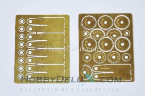 Инструмент для накатки двойной клепки. Набор с четырьмя дополнительными державками