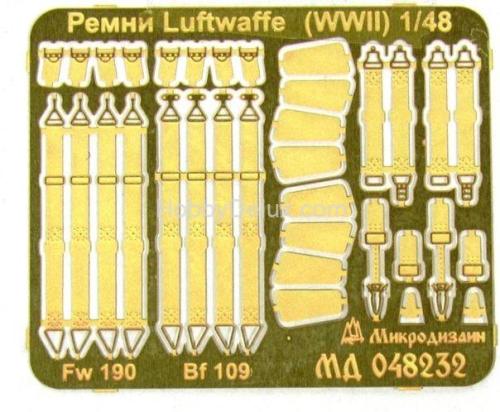 Ремни авиационные привязные Luftwaffe (истребители WWII)