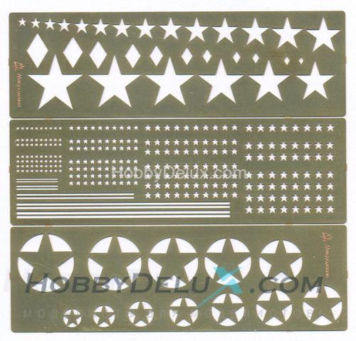 Трафарет покрасочный №1 (Звезды)