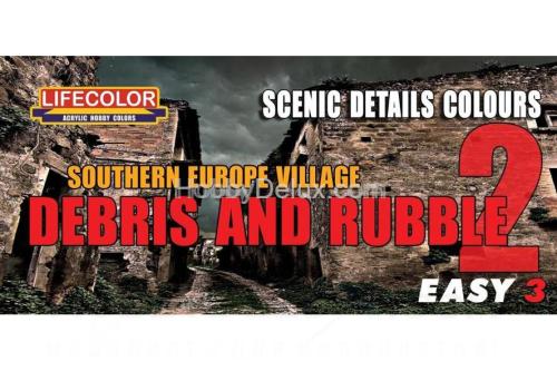 Набор красок Life Color - EASY3 Debris and Rubble 2