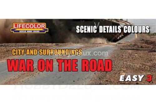 Набор красок Life Color - EASY3 City and surroundings WAR ON THE ROAD