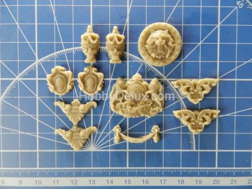 Элементы декора зданий 11 шт. Набор №2