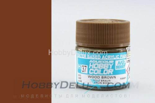 Краска акриловая Hobby Color - H037 Wood Brown (gloss)
