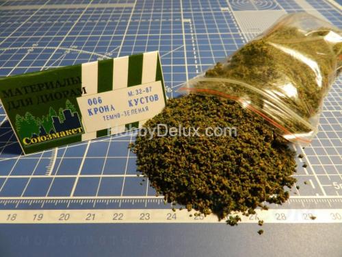 Крона кустов (темно-зеленая)