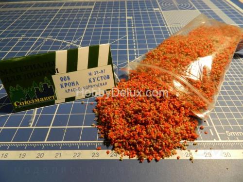 Крона кустов (красно-коричневая)