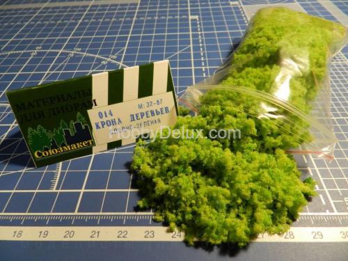 Крона деревьев (бледно-зеленая)