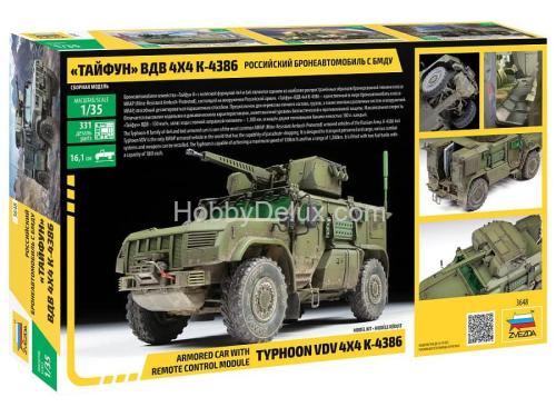Российский бронеавтомобиль Тайфун ВДВ 4*4 К-4386 с БМДУ