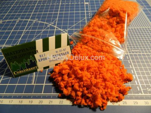 Крона деревьев (оранжевая)