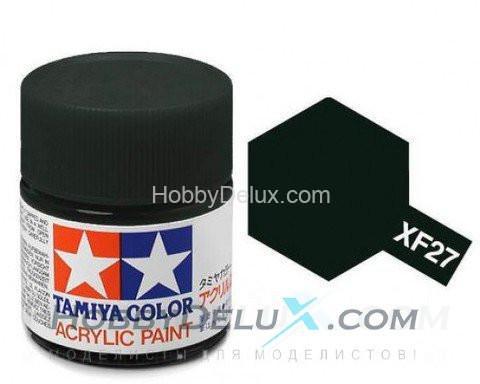 Краска акриловая Tamiya - XF-27 Black Green (Черно-зеленая)