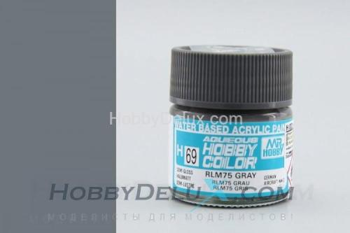 Краска акриловая Hobby Color - H069 RLM75 Grey