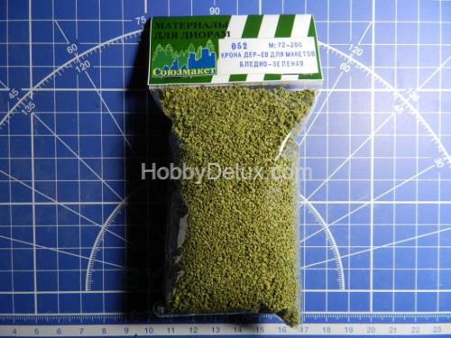 Крона деревьев для макетов (бледно-зелёная)