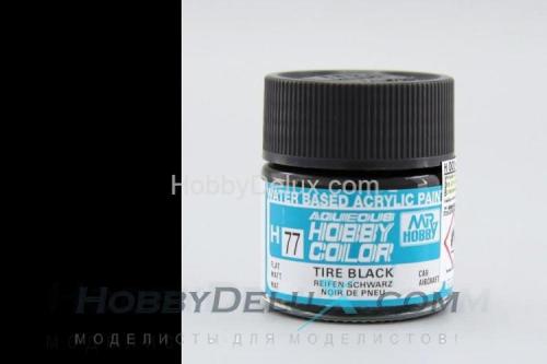 Краска акриловая Hobby Color - H077 Tire Black