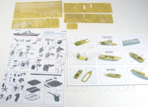 Набор фототравления для ГРКР "Москва" / "Варяг" / РК "Слава"